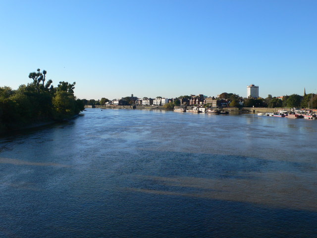 The River Thames looking from Hammersmith Bridge
